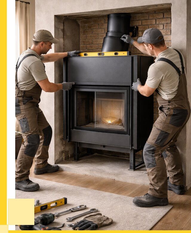 Установка каминных топок в Вятских Поляне под ключ от 18270 р. | ЭриданВтс