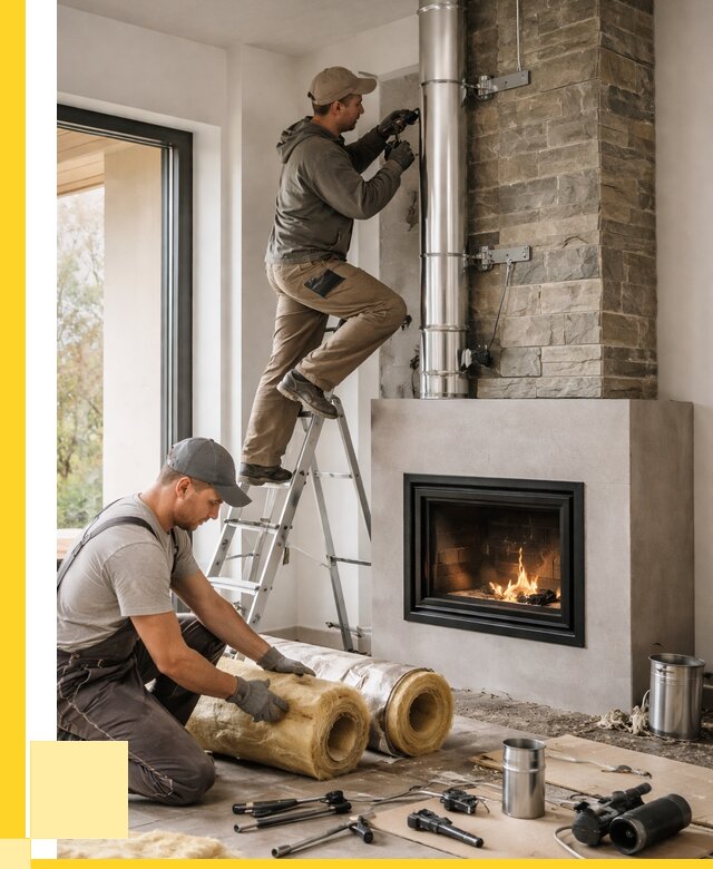 Монтаж дымоходов для каминов в Вятских Поляне от 15225 р. ЭриданВтс