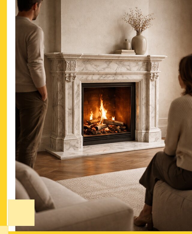 Мраморные камины под ключ в Вятских Поляне от 253750 р. | ЭриданВтс