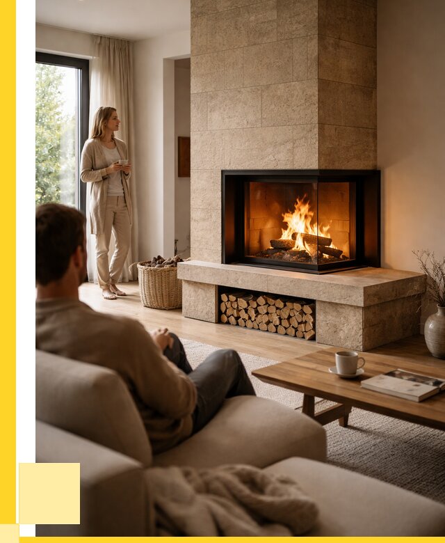 Угловые камины из кирпича установка в Вятских Поляне от 152250 р. ЭриданВтс