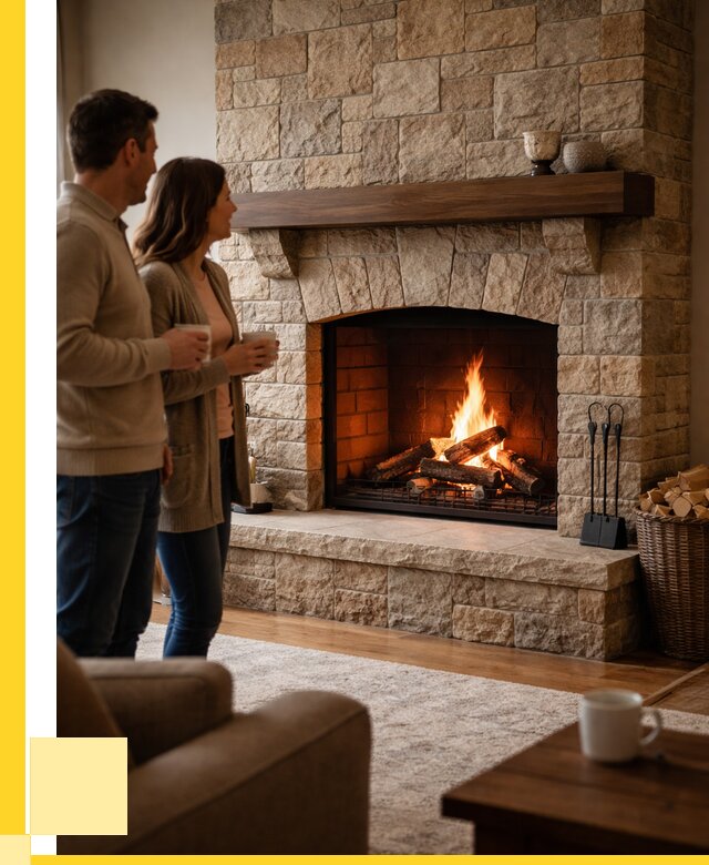 Каменные камины на заказ в Вятских Поляне от 182700 р. | ЭриданВтс