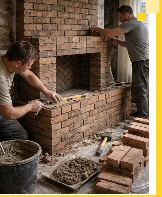 Изготовление и установка кирпичных каминов в Вятских Поляне