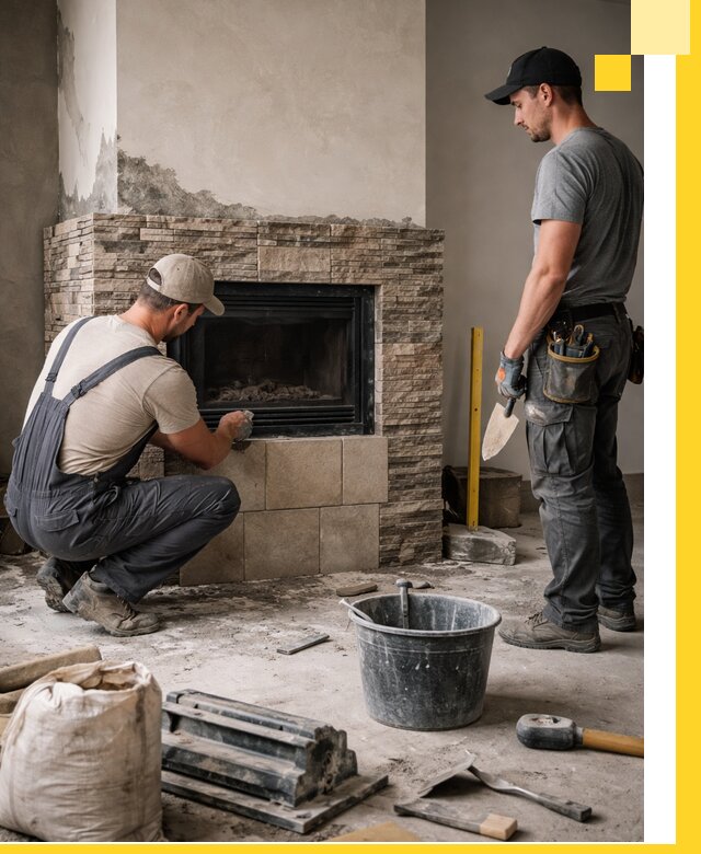 Камины под ключ в Вятских Поляне: проект, изготовление и монтаж