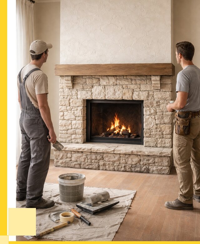 Отделка каминов в Вятских Поляне от 6598 р. под ключ | ЭриданВтс