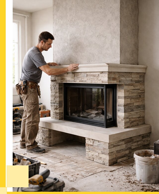 Изготовление каминов под ключ в Вятских Поляне от 152250 р. | ЭриданВтс