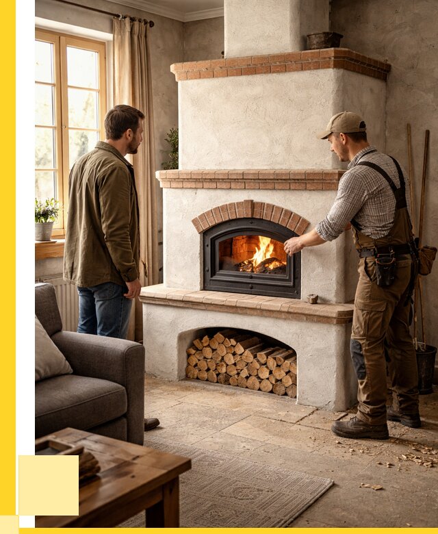 Печи камины в Вятских Поляне: кирпичные, изразцовые от 60900 р. | ЭриданВтс