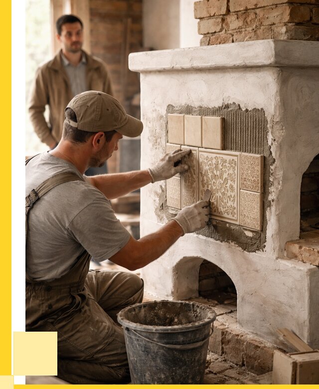 Отделка печей и банных печей в Вятских Поляне от 35525 р. | ЭриданВтс