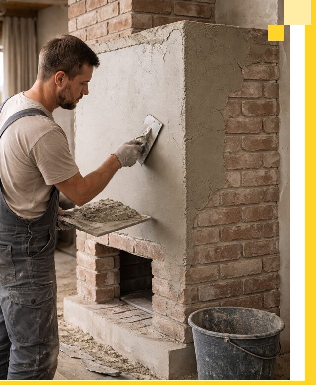 Отделка печей и облицовка каминов в Вятских Поляне под ключ