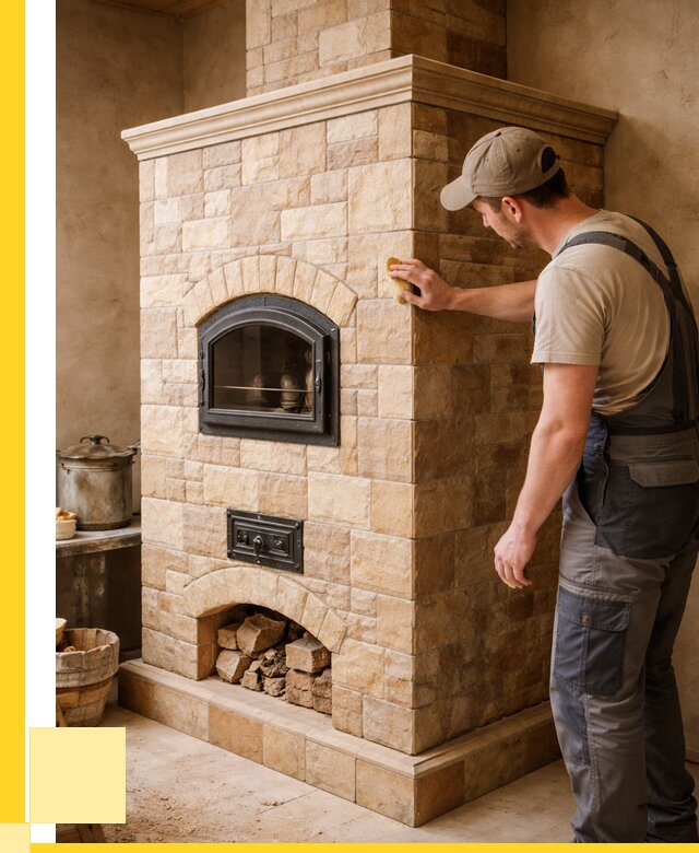 Облицовка печей в Вятских Поляне от 4568 р. под ключ | ЭриданВтс