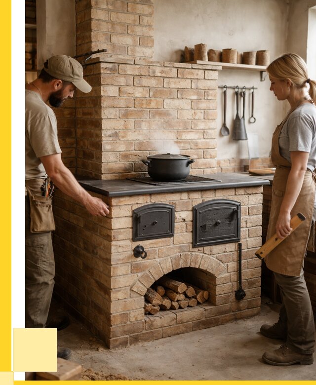 Варочно отопительные печи в Вятских Поляне от 91350 р. | ЭриданВтс