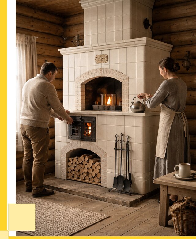 Русские печи в Вятских Поляне: установка от 152250 р. ЭриданВтс