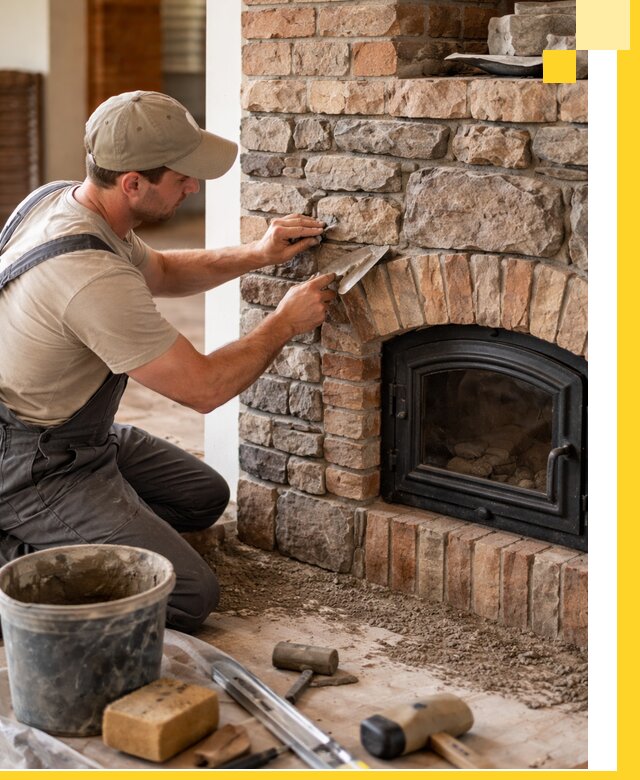 Печи для дома под ключ в Вятских Поляне, установка и доставка