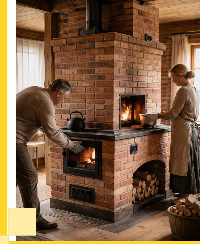 Печи для загородного дома под ключ в Вятских Поляне от 81200 р. | ЭриданВтс