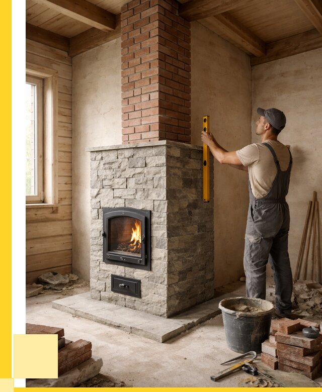 Печи и дымоходы под ключ в Вятских Поляне от 45675 р., ЭриданВтс