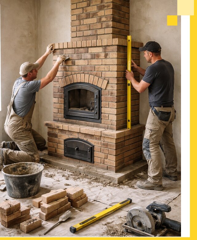 Продажа и установка печей и каминов для дома под ключ в Вятских Поляне