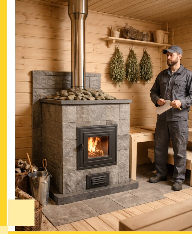 Печи для бани под ключ в Вятских Поляне от 121800 р. | ЭриданВтс