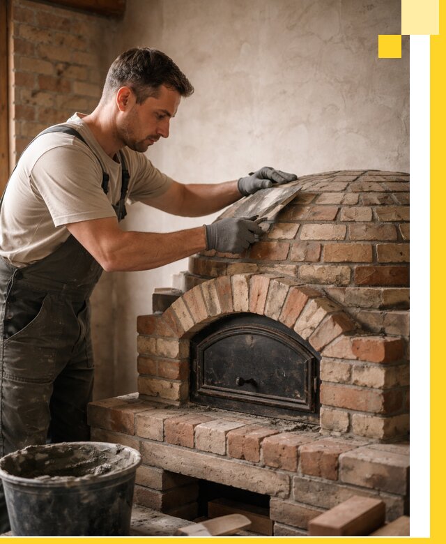 Изготовление и монтаж помпейских печей на заказ в Вятских Поляне