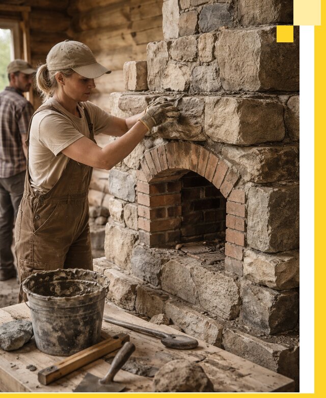 Каменные печи на заказ и монтаж в Вятских Поляне, долговечные решения