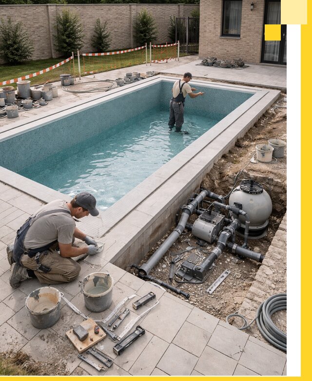 Строительство бассейнов под ключ в Вятских Поляне: проекты и монтаж