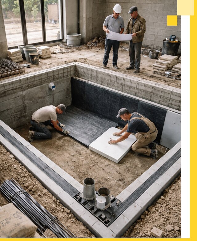 Проекты частных и общественных бассейнов под ключ в Вятских Поляне