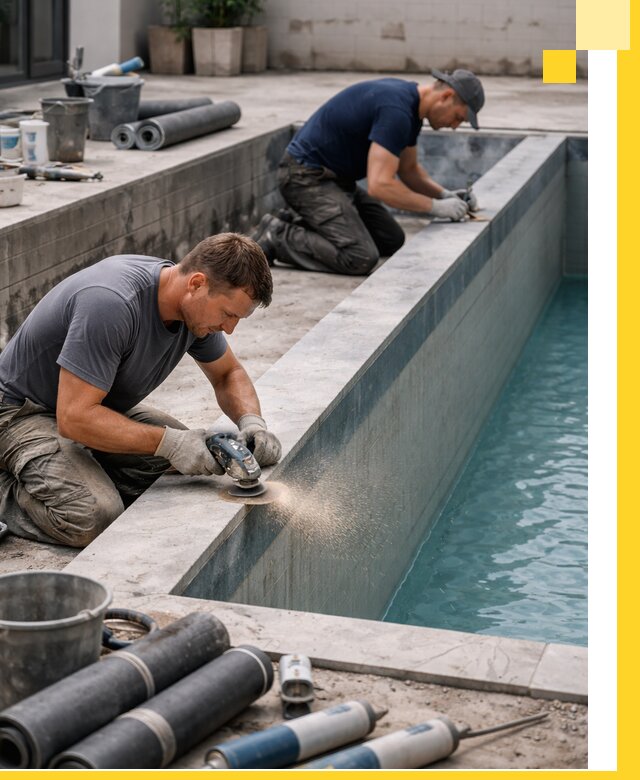 Профессиональный ремонт бассейнов под ключ в Вятских Поляне