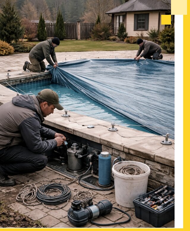 Консервация бассейнов в Вятских Поляне: подготовка к длительному хранению