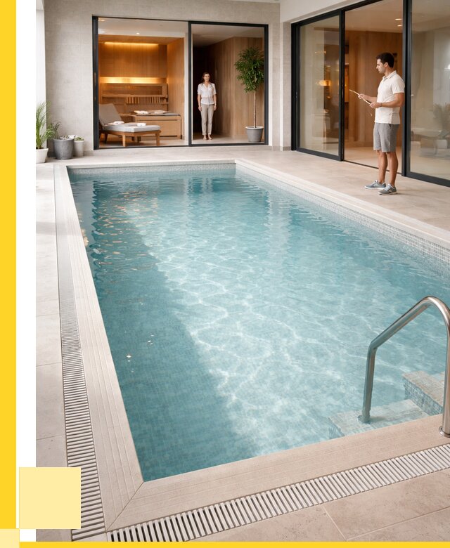 Отделка бассейна пленкой ПВХ в Вятских Поляне от 3553 р. - ЭриданВтс