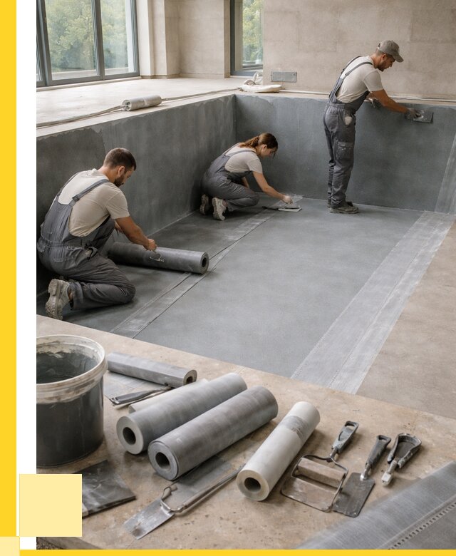 Гидроизоляция бассейнов в Вятских Поляне от 2030 р., ЭриданВтс