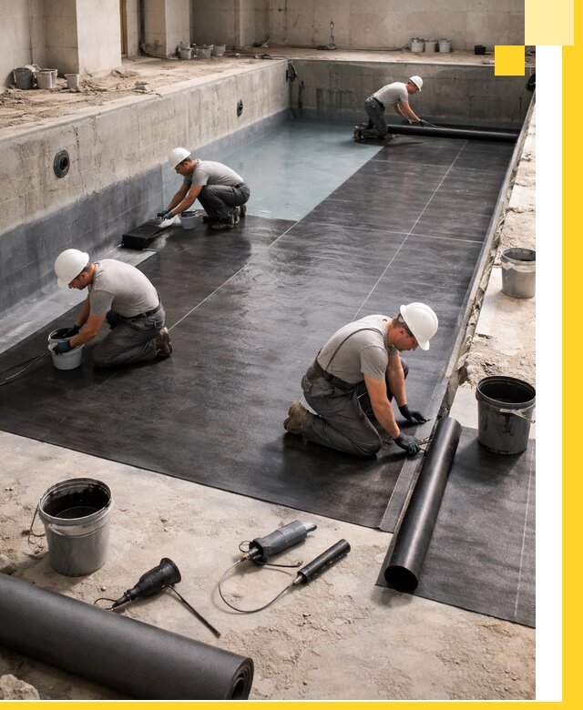 Профессиональная гидроизоляция бассейнов и чаш в Вятских Поляне под ключ