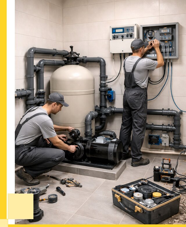 Монтаж оборудования для бассейнов в Вятских Поляне от 40600 р. | ЭриданВтс