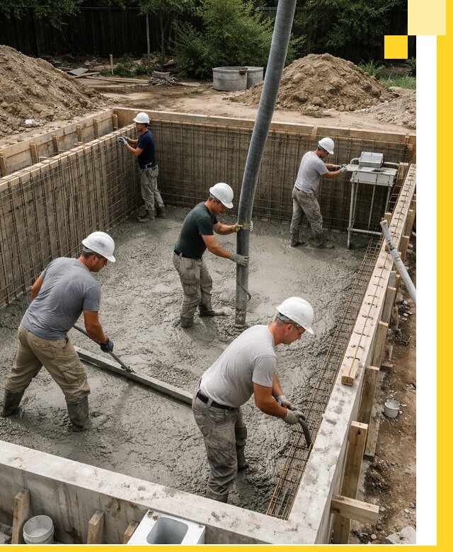 Строительство бетонных бассейнов под ключ в Вятских Поляне