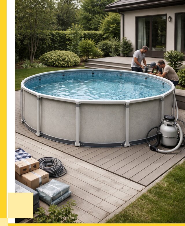 Купить каркасные бассейны в Вятских Поляне от 45675 р. | ЭриданВтс