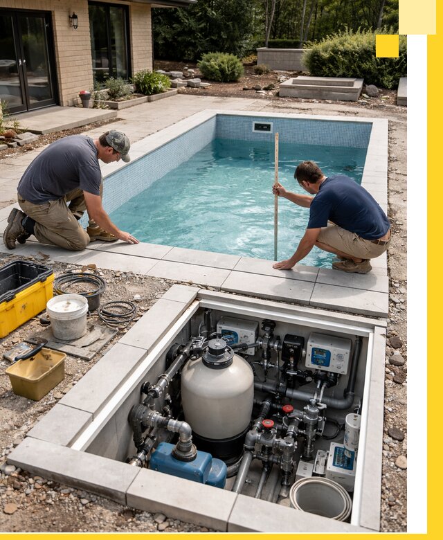 Строительство качественных домашних бассейнов под ключ в Вятских Поляне