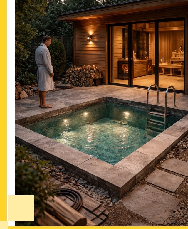 Бани с бассейном под ключ в Вятских Поляне от 96425 р. | ЭриданВтс