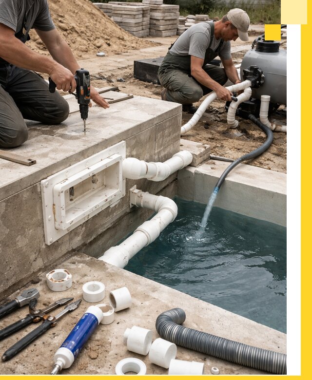 Строительство скиммерных бассейнов под ключ в Вятских Поляне