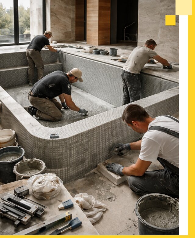 Строительство и установка СПА бассейнов под ключ в Вятских Поляне