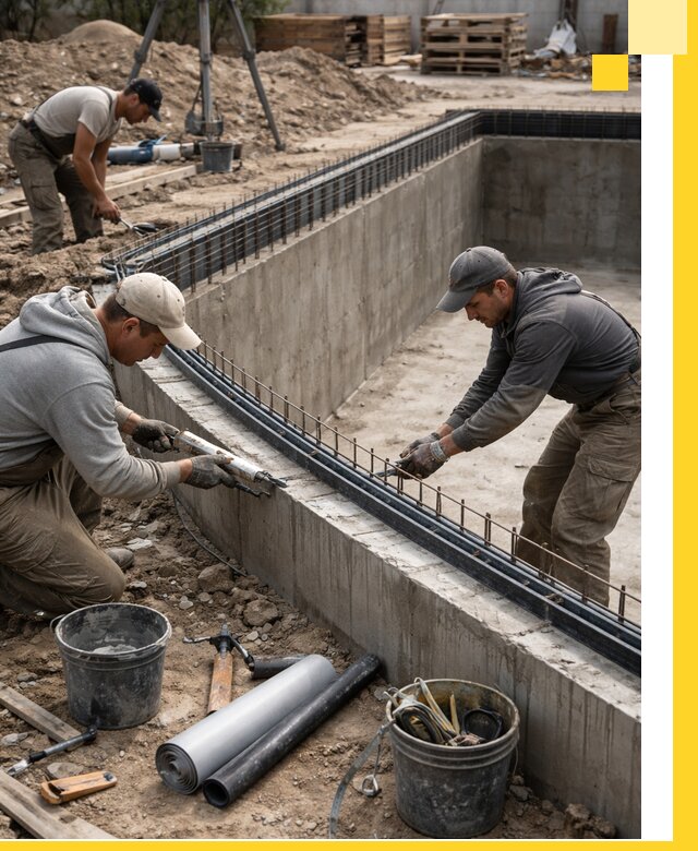 Качественный монтаж чаши бассейна в Вятских Поляне под ключ с гарантией