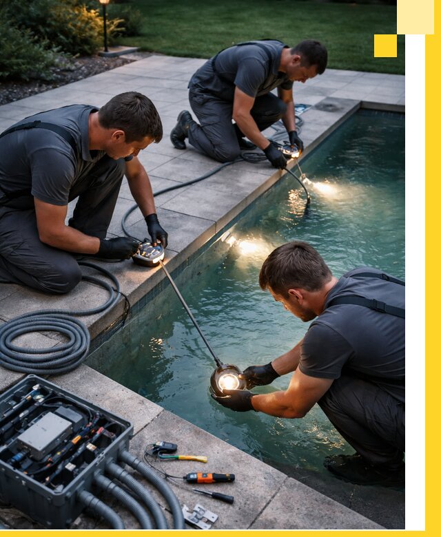 Профессиональное освещение бассейнов в Вятских Поляне: дизайн и монтаж