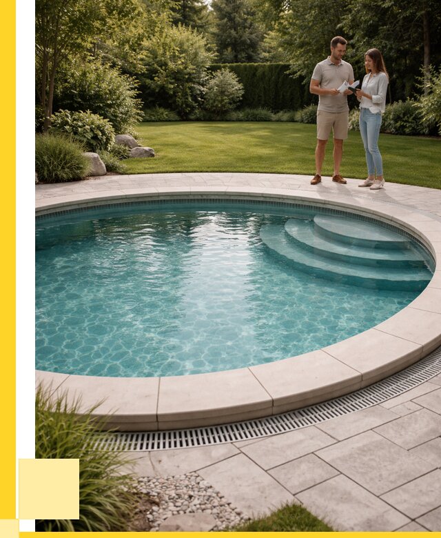 Круглые каркасные бассейны купить в Вятских Поляне от 253750 р. | ЭриданВтс