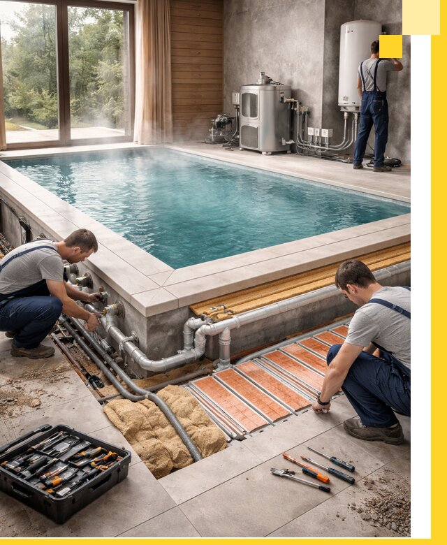 Проектирование и строительство тёплых бассейнов в Вятских Поляне