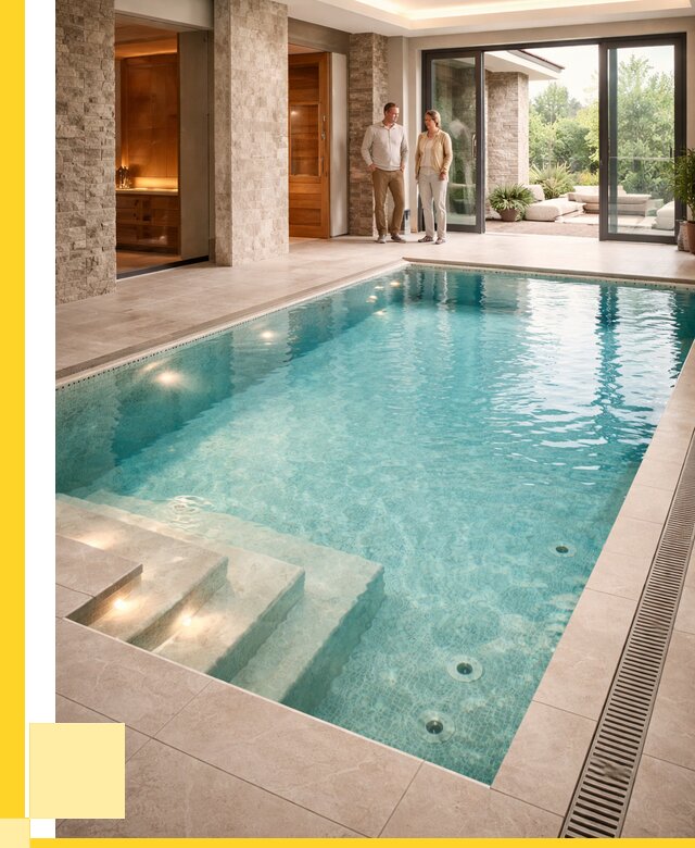 Бассейн во дворе в Вятских Поляне: проект, отделка от 1218000 р. | ЭриданВтс