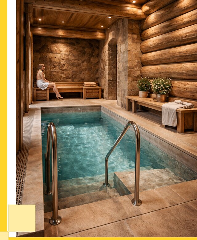 Аренда бани с бассейном в Вятских Поляне от 1522500 р. | ЭриданВтс