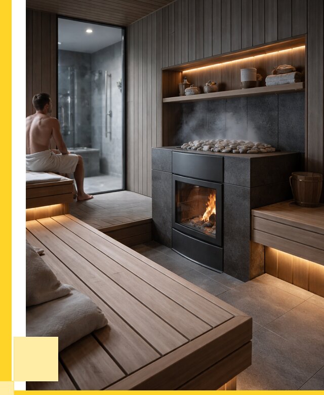 Проект сауны в частном доме в Вятских Поляне от 35525 р. | ЭриданВтс