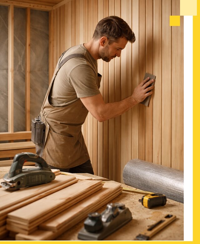 Профессиональная отделка саун и парных под ключ в Вятских Поляне