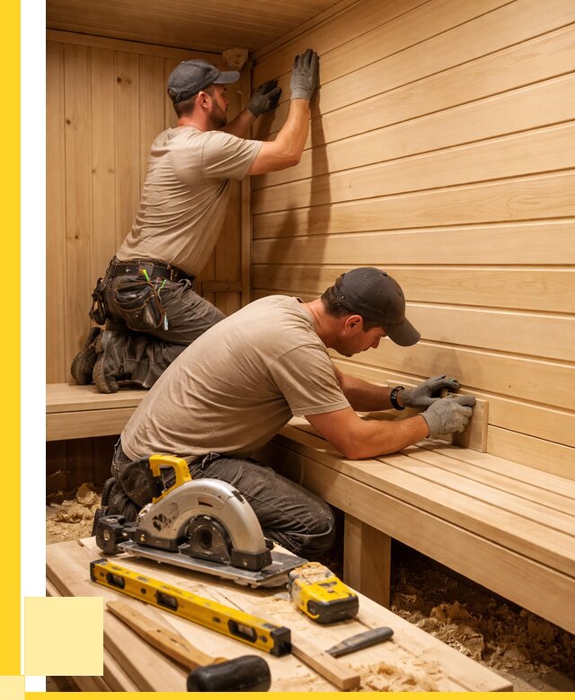 Обшивка саун вагонкой в Вятских Поляне от 2538 р. | ЭриданВтс