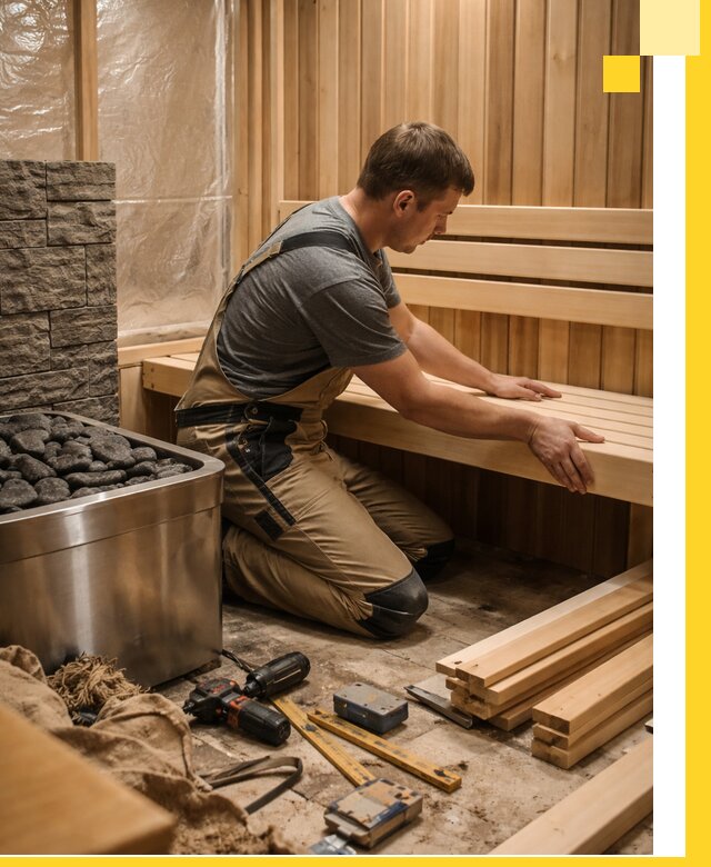 Сауны для дома под ключ с проектированием и монтажом в Вятских Поляне