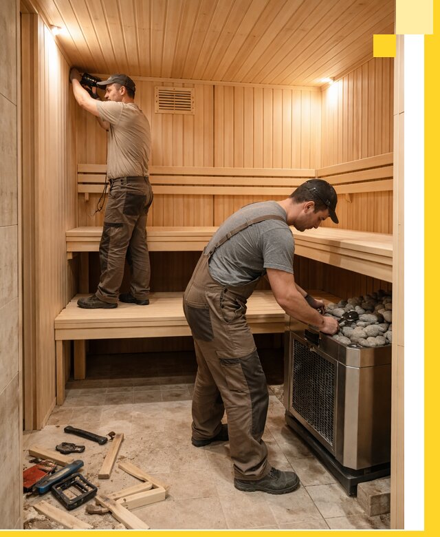 Купить сауну под ключ в Вятских Поляне с монтажом и гарантией