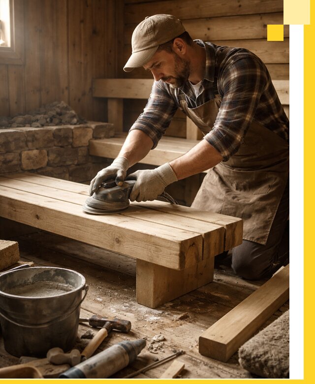 Ремонт бань под ключ в Вятских Поляне с гарантией качества и сроков