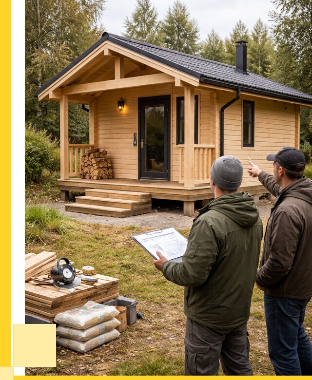 Каркасные бани под ключ в Вятских Поляне от 304500 р. | ЭриданВтс