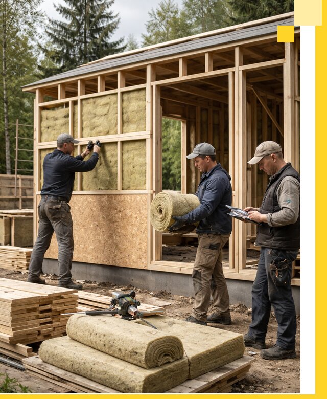 Проектирование и строительство каркасных бань в Вятских Поляне под ключ